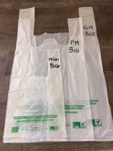 Sacs « PM BIO» (Petit Modèle) carton de 1000 sacs